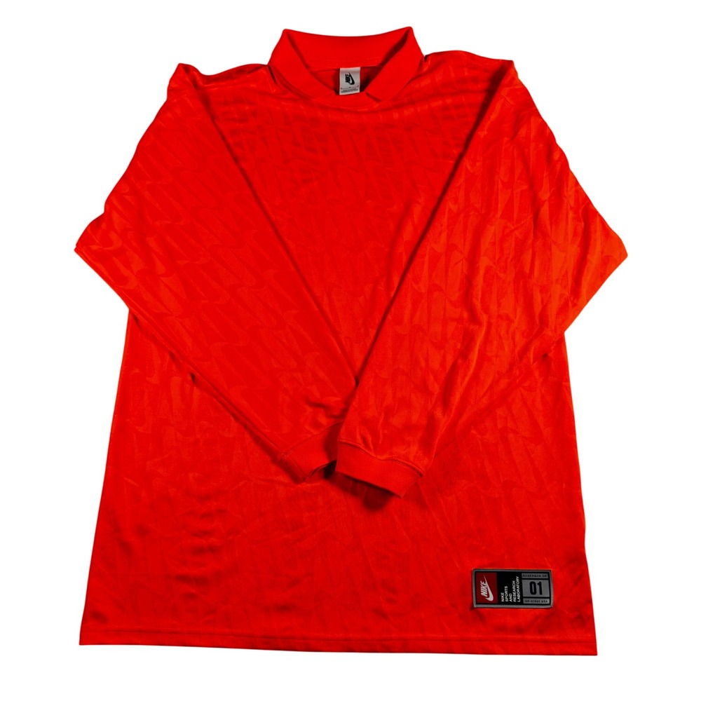 Nike Research Lab Mens Medium Orange Excellent AJ2125-809 Long Sleeve Jacquard